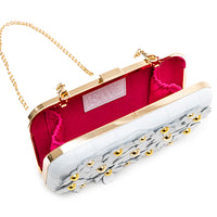 Moni Clutch White